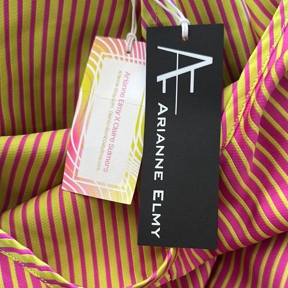 Arianne Pink Blouse with Boxy Relaxed Fit and 3/4 Sleeves - Picture 6 of 9